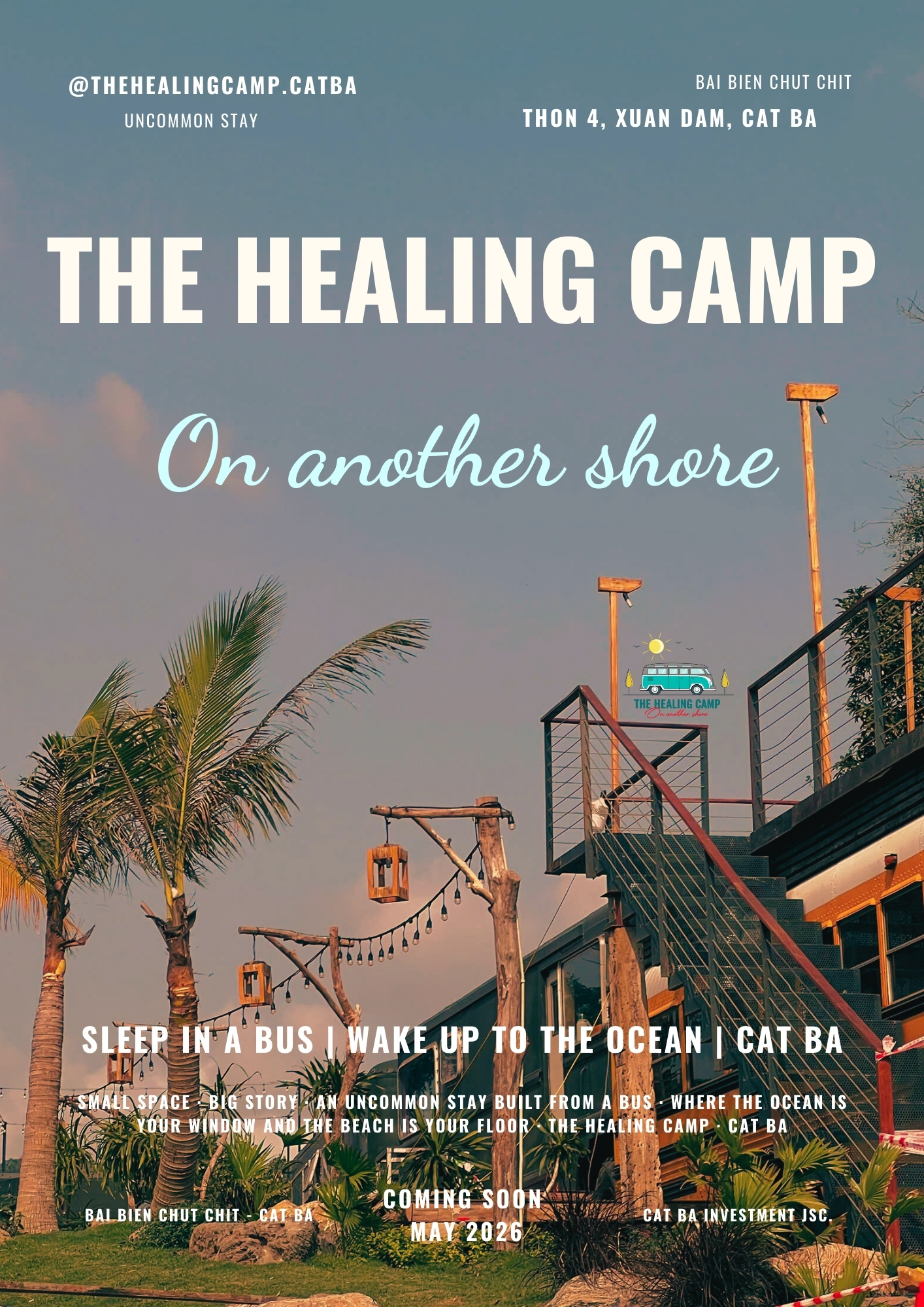 The Healing Camp — Sleep in a Bus, Wake Up to the Ocean, Cát Bà
